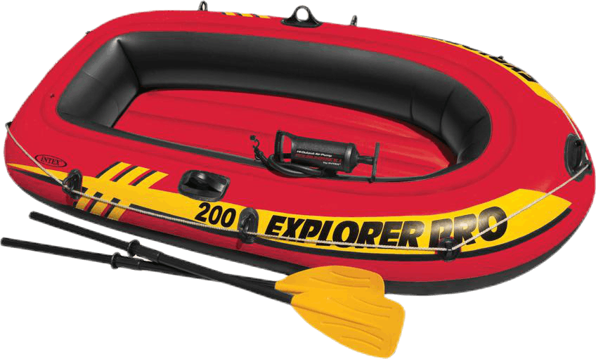 Explorer Pro 200 Boat Set Yellow/Red