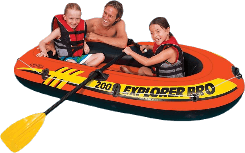 Explorer Pro 200 Boat Set Yellow/Red