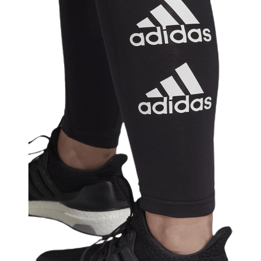 W Stacked Logo Cotton Tights Black / White - Bild 7