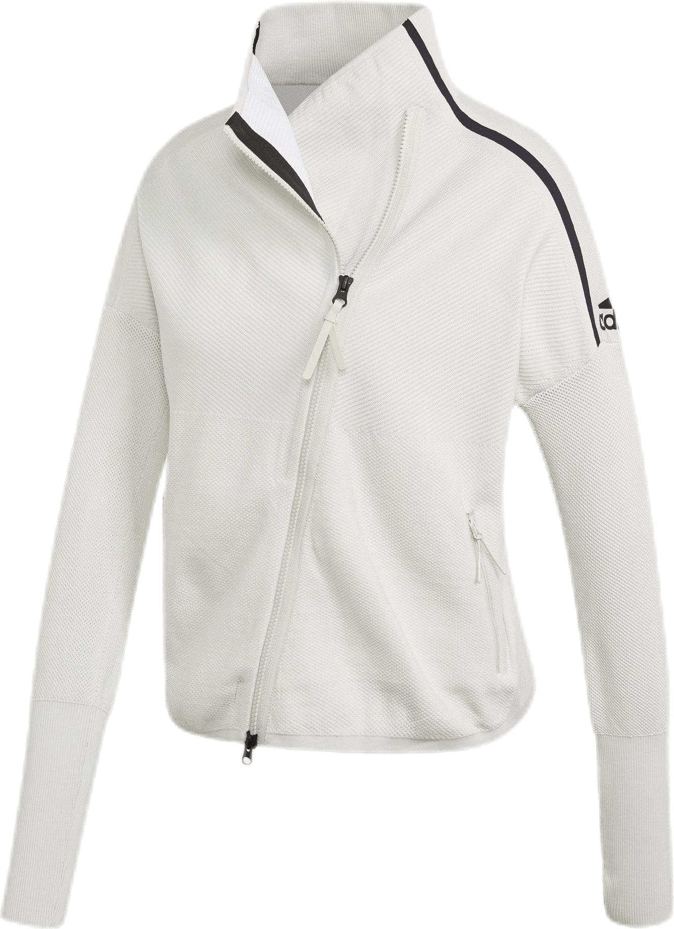 ZNE HTR Primeknit Jacket White, Female, Abbigliamento, Camicie, Bianca, S