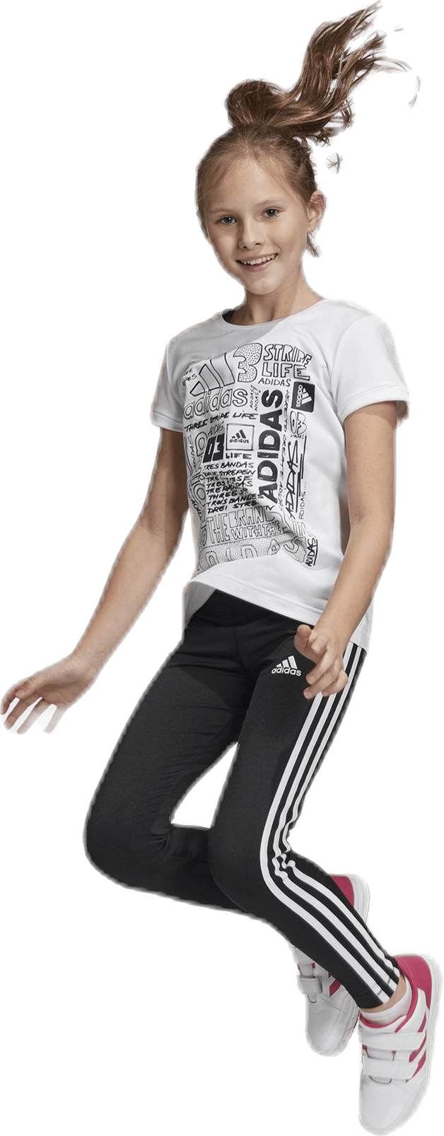 Equip 3 Stripes Tight Black / White - Bild 8