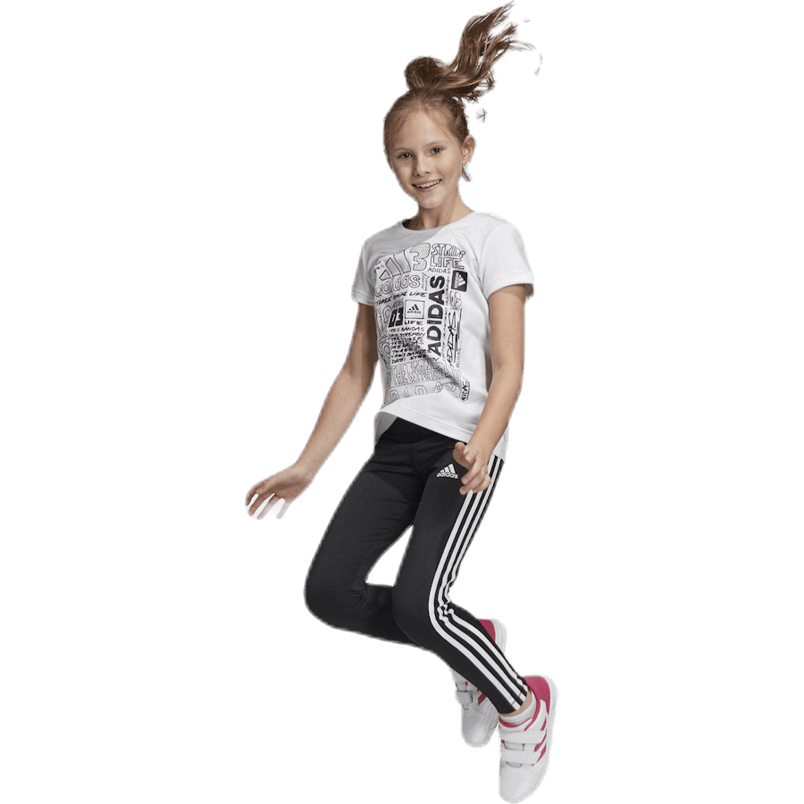 Equip 3 Stripes Tight Black / White - Bild 8