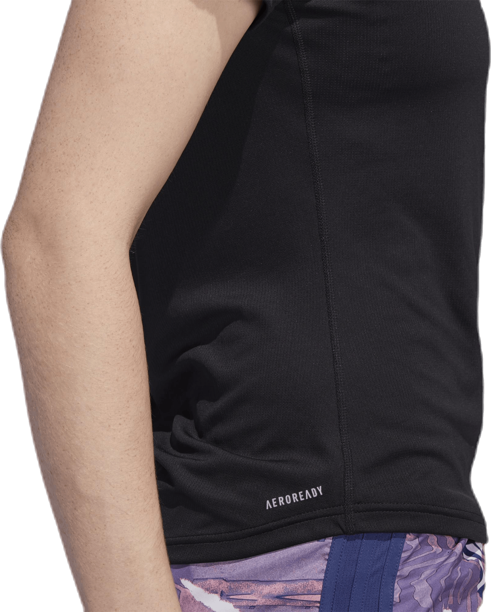 Adidas Run 3 Stripes Tee Women Black - Bild 8