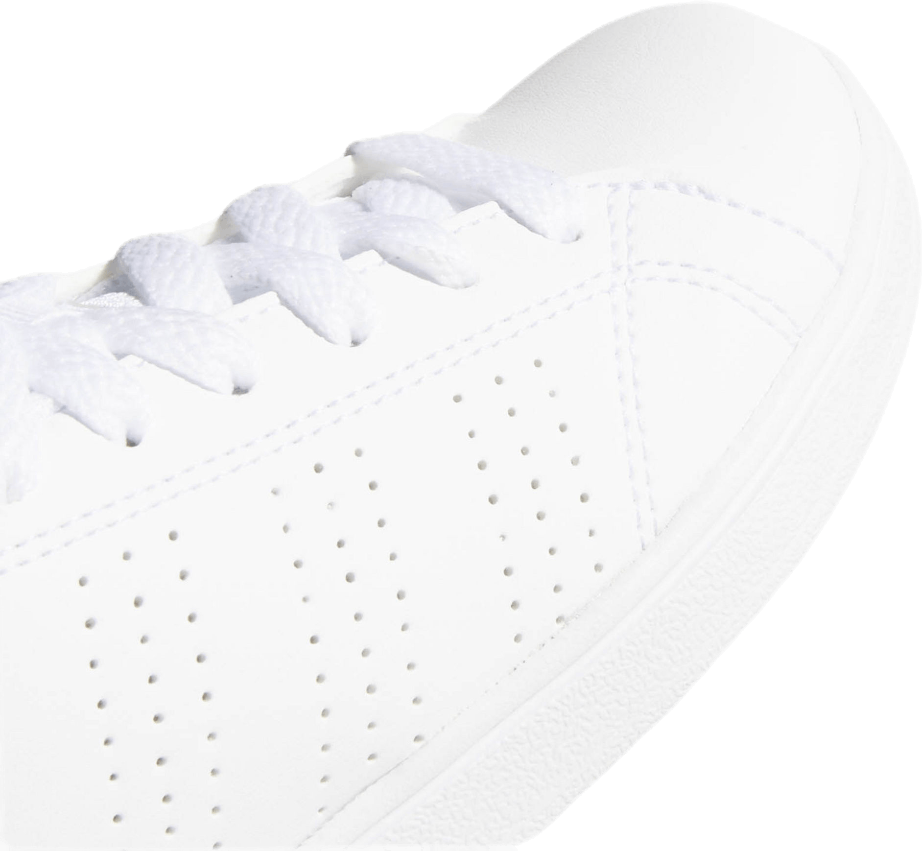 VS Advantage Clean Shoes White / White / Green, Unisex, Sapatos, Sapatilhas, Sapatilhas, Branco, EU 35,5