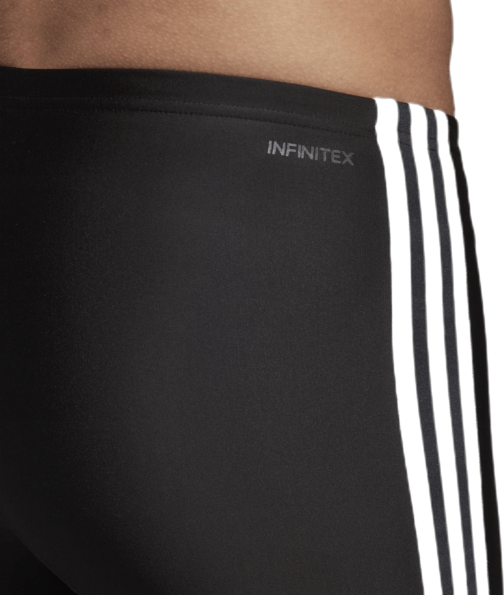 Fitness 3 Stripes Swim Jammer Black / White - Bild 8