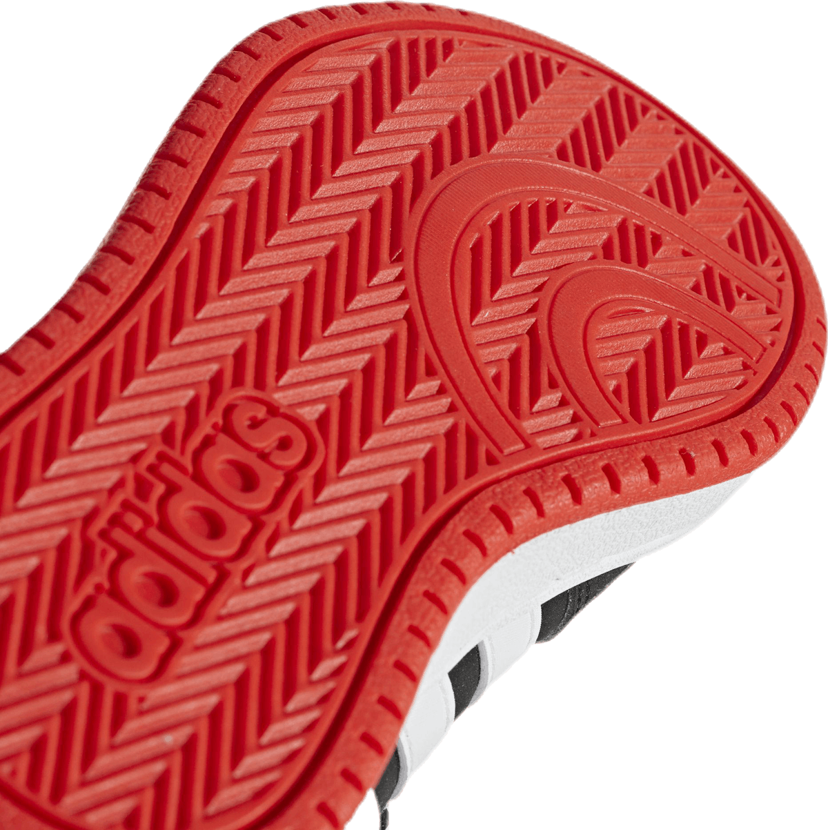 Hoops 2.0 Shoes Core Black / Cloud White / Hi-Res Red