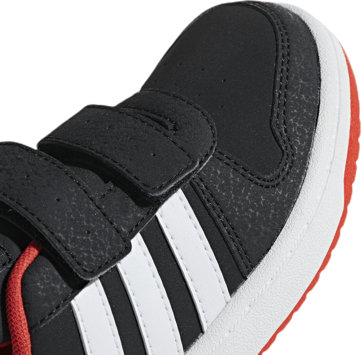 Hoops 2.0 Shoes Core Black / Cloud White / Hi-Res Red