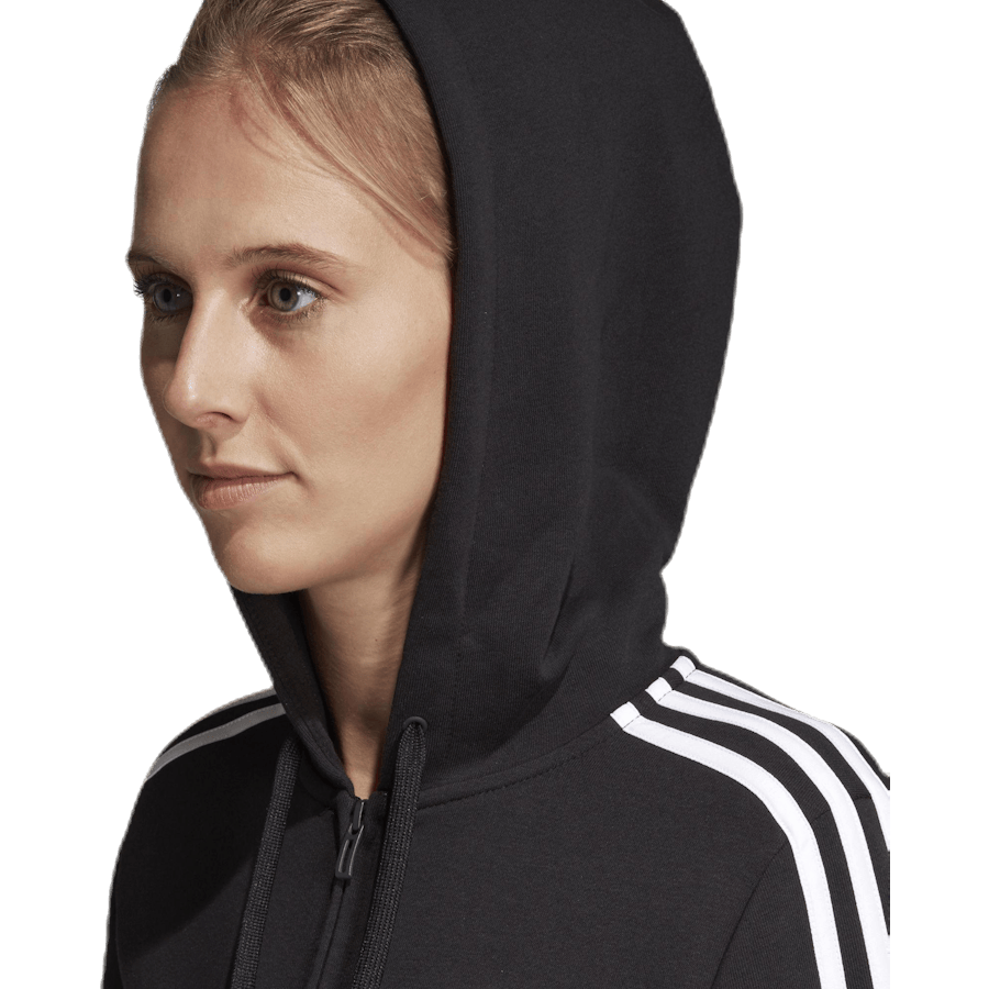 Essentials 3S Full Zip Hoodie Black / White - Bild 10