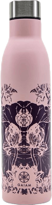 Easy Grip Water Bottle Floral Pink/Purple, Unisex, varusteet, pullot & pullot, Vaaleanpunainen/Violetti, ONESIZE