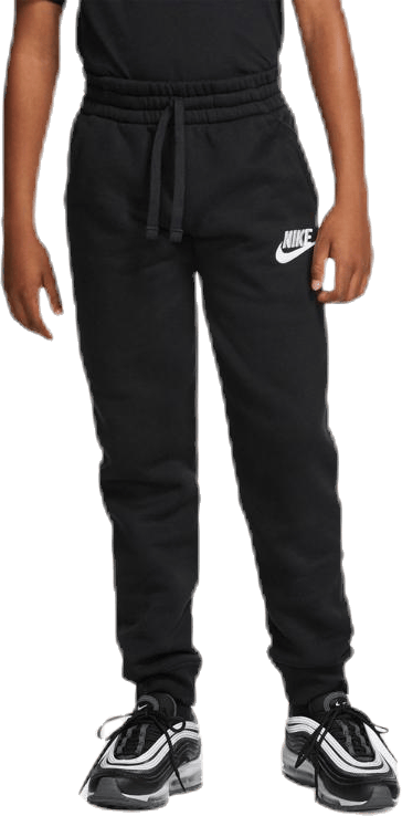 Sportswear Club Fleece Big Kids' Pants BLACK/BLACK/WHITE, Unisex, Apparels, Pants, Black, XL