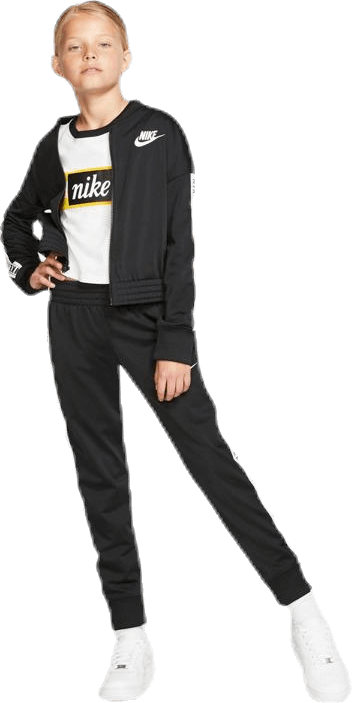 Girls Tricot Essential Tracksuit Black, Unisex, Kleding, trainingspakken en sets, Zwart, XL
