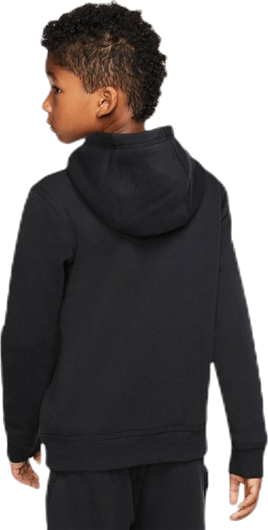 Sportswear Club Big Kids' Pullover Hoodie BLACK/WHITE - Bild 2