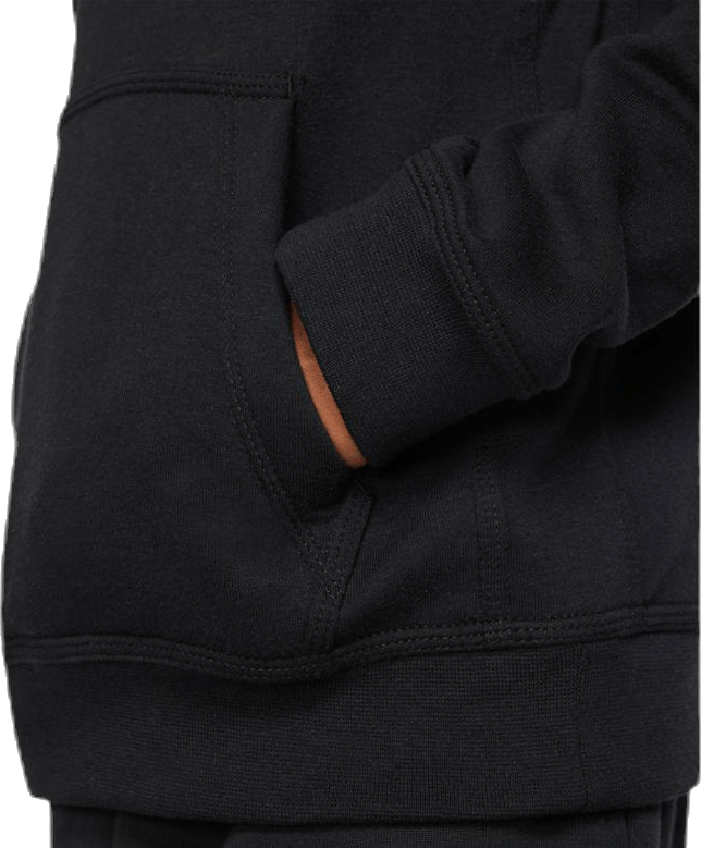 Sportswear Club Big Kids' Pullover Hoodie BLACK/WHITE - Bild 4