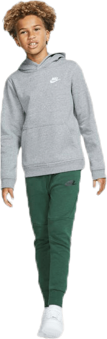 Sportswear Club Big Kids' Pullover Hoodie CARBON HEATHER/WHITE - Bild 5