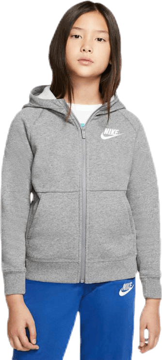 PE Zip Hoodie Junior Grey, Unisex, Apparels, Shirts, Grey, S