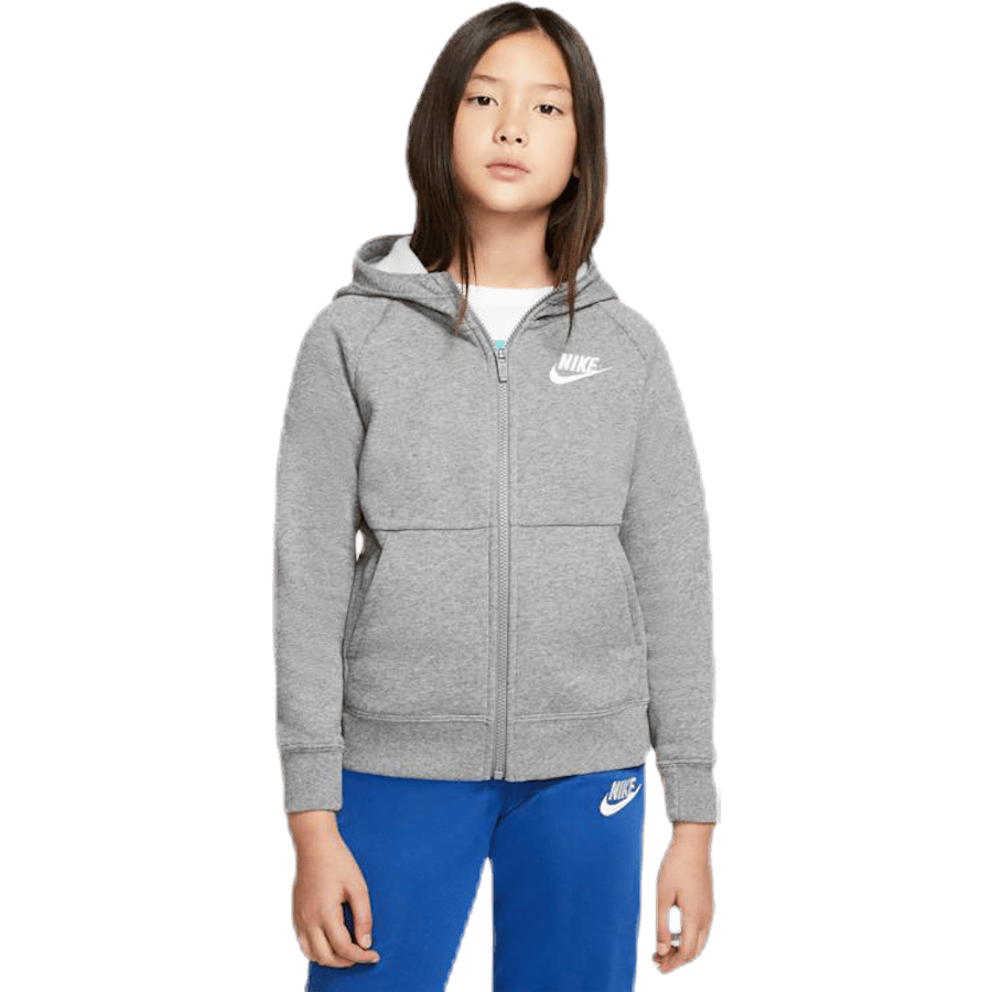 PE Zip Hoodie Junior Grey