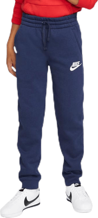 Sportswear Club Fleece Big Kids' Pants MIDNIGHT NAVY/MIDNIGHT NAVY/WHITE, Unisex, Apparels, Pants, Blue, S