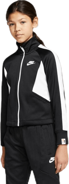 Heritage Front Zip Junior White/Black, Unisex, Apparels, Shirts, Workout, Black, S