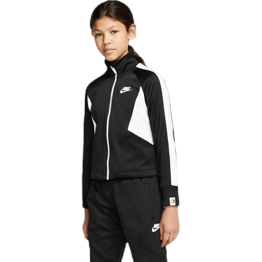 Heritage Front Zip Junior White/Black