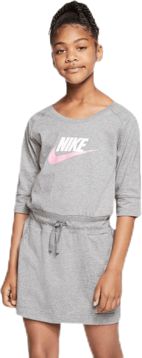 Swoosh Jersey Dress Junior Grey, Unisex, Apparels, skirts & dresses, Grey, S