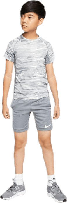 Junior Pro Fitted Camo Grey