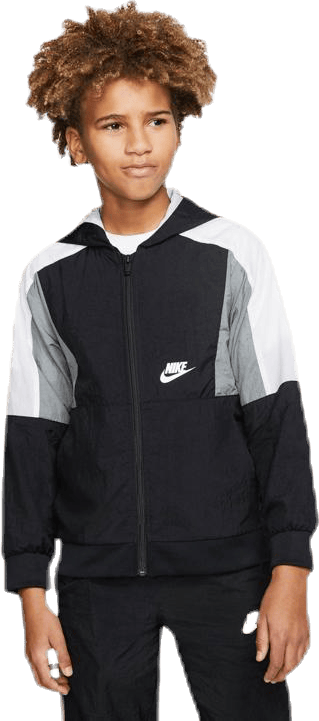 Woven Front Zip Training Junior Black, Unisex, Vaatteet, Paidat, Musta, M