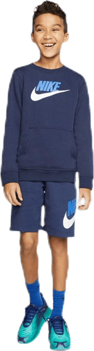 Club Fleece Shorts Junior Blue/White - Bild 5