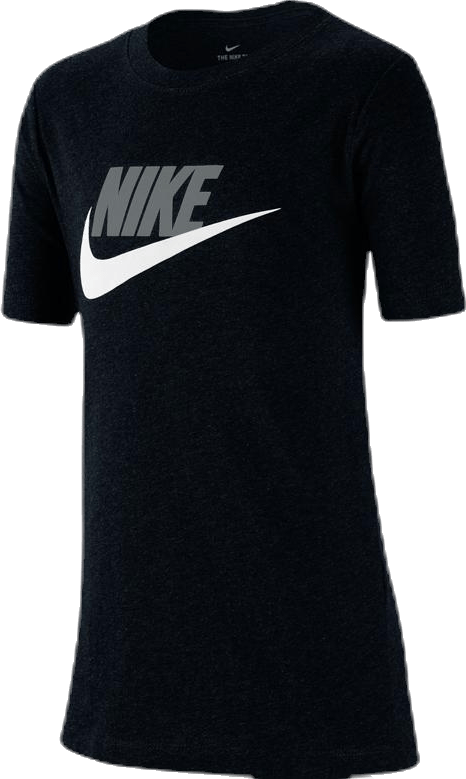 Sportswear Big Kids’ Cotton T-Shirt BLACK/LT SMOKE GREY