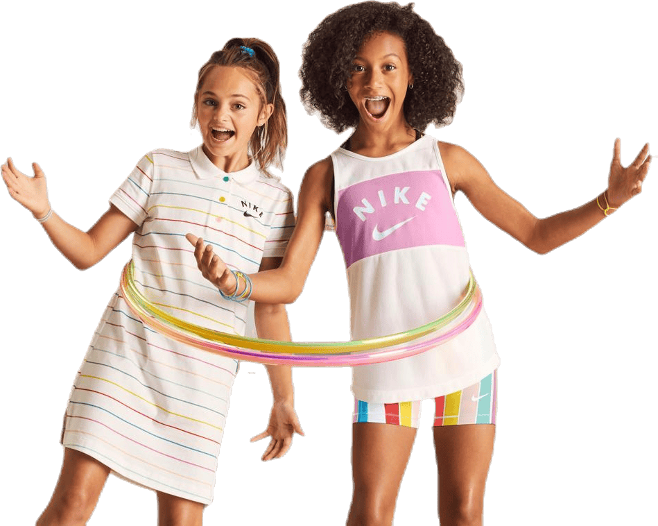 Extra Long Tank Jr Pink/White - Bild 3