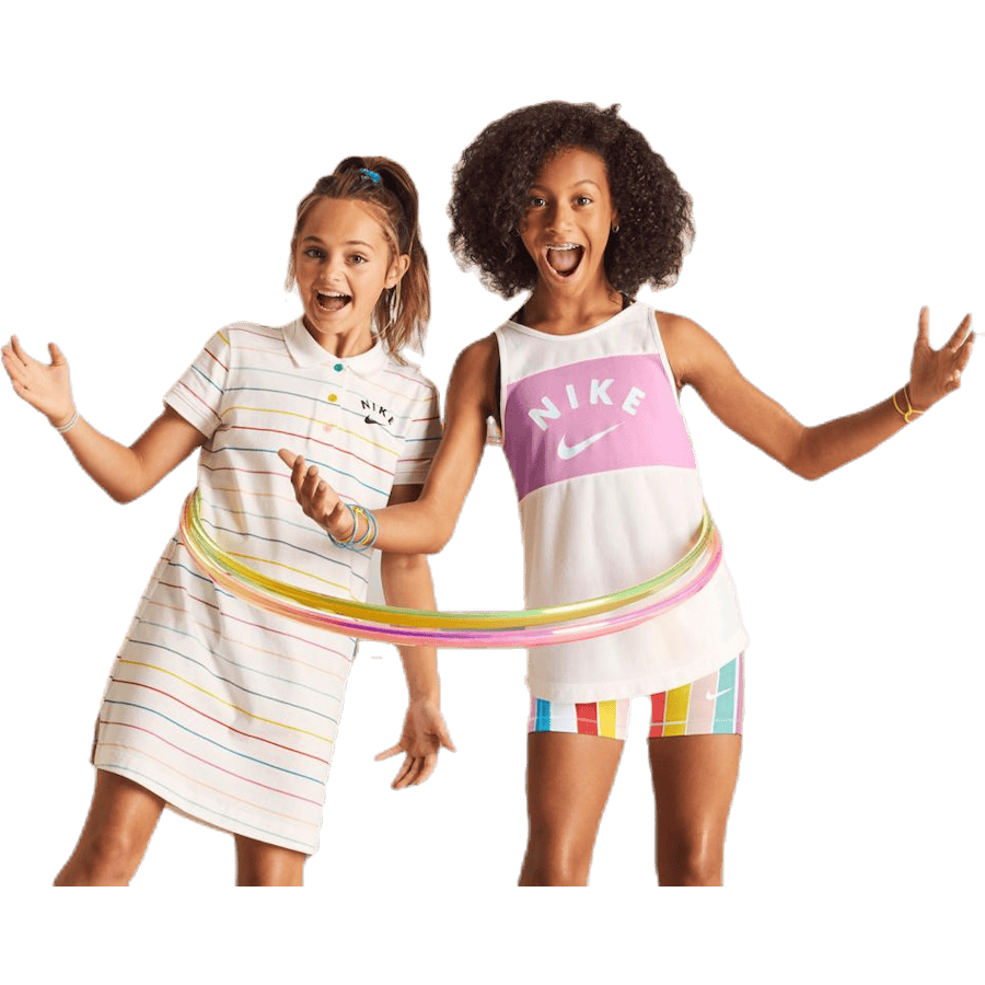 Extra Long Tank Jr Pink/White - Bild 3