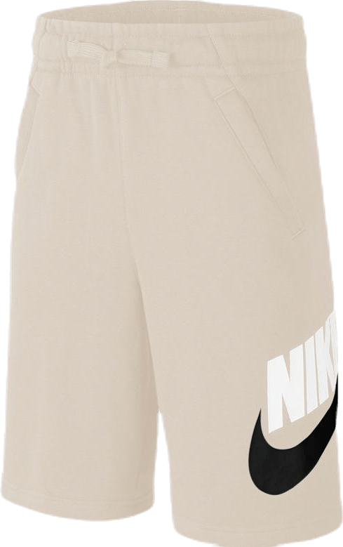 Club Fleece Shorts Junior White/Black, Unisex, Kläder, Shorts, Beige, M