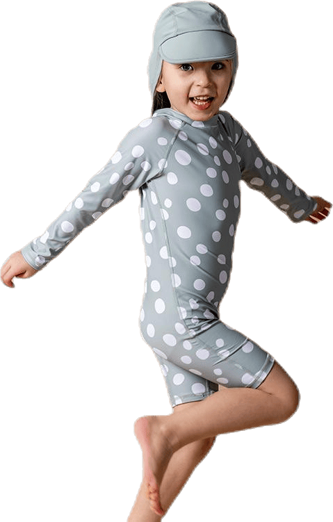 Sandig UV One Piece Green, Unisex, Kläder, Badkläder, Simning, Grön, 98/104