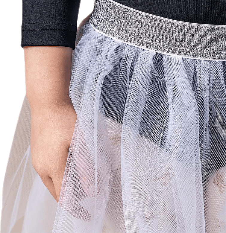 Symone Dance Skirt White, Unisex, Apparels, skirts & dresses, Workout, White, 98/104