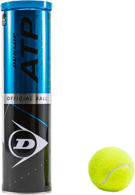 Dunlop ATP 4B Yellow, Unisex, Utrustning, Bollar, Tennis, Gul, ONESIZE