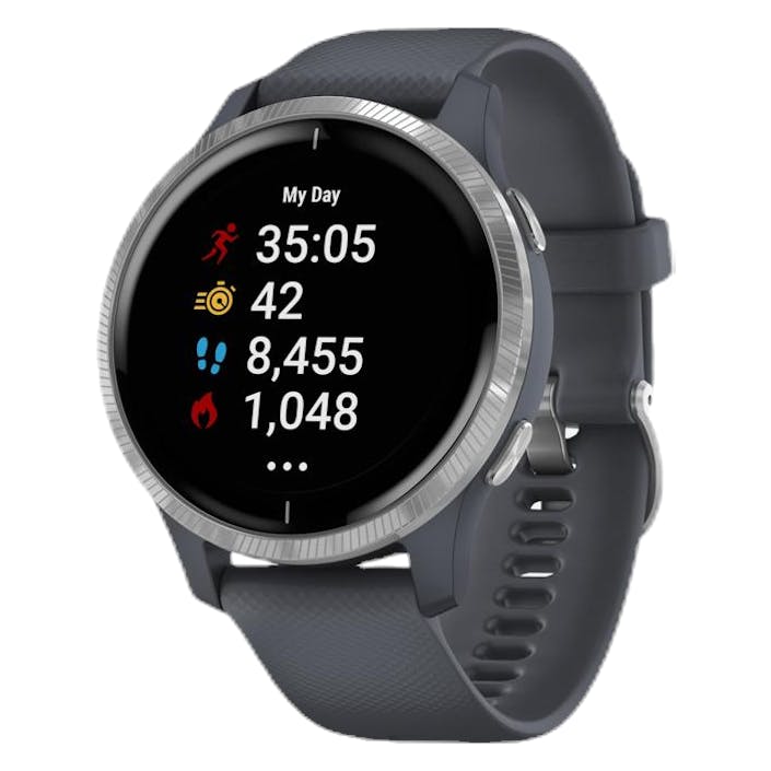 Venu Grey/Silver, Unisex, Utrustning, Elektronik, Cykling, Grå/Silver, ONESIZE