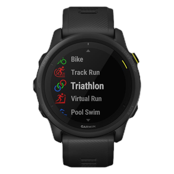 Forerunner 745 Black, Unisex, Utrustning, Elektronik, Cykling, Svart, ONESIZE