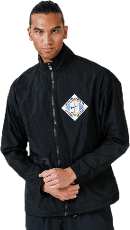 Stadium Court Jacket White/Black, Male, Kläder, jackor, Tennis, Svart, S