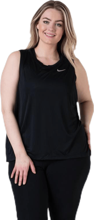 Dry Miler Tank Plus Black, Female, Apparels, Tops, Running, Black, XXXL