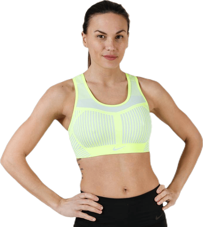 Fe/nom Flyknit Bra Yellow, Female, Kläder, Sport-BH, Löpning, Gul, XS