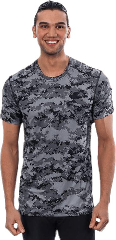 Baselayer Top SS Lsa Grey, Male, Kläder, T-shirt, Träning, Grå, XL