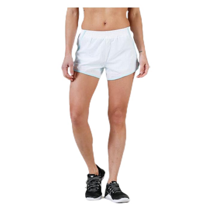 Competition Woven 3.5 Short White/Turquoise, Female, Kläder, Shorts, Tennis, Vit/Turkos, L