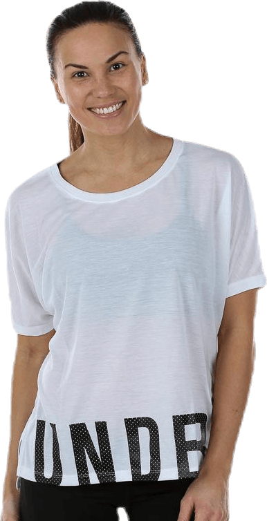 Threadborne Train Oversize White, Female, Odzież, Podkoszulek, Trening, Biały, S