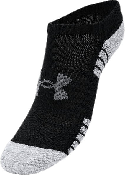 3-Pack Heatgear No Show Jr Black