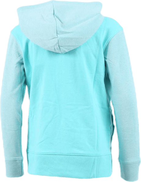 Threadborne Girls Terry Full Zip Blue/White - Bild 2