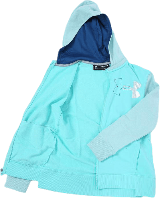 Threadborne Girls Terry Full Zip Blue/White - Bild 4
