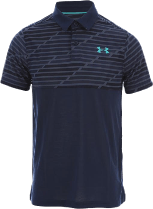 Threadborne Blocked Polo Blue/Patterned