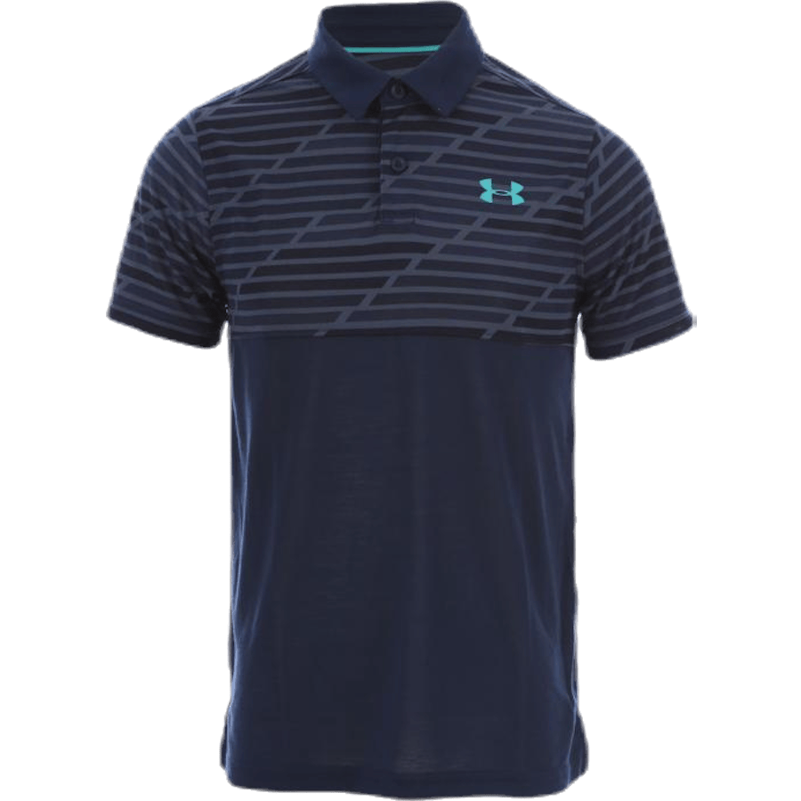 Threadborne Blocked Polo Blue/Patterned