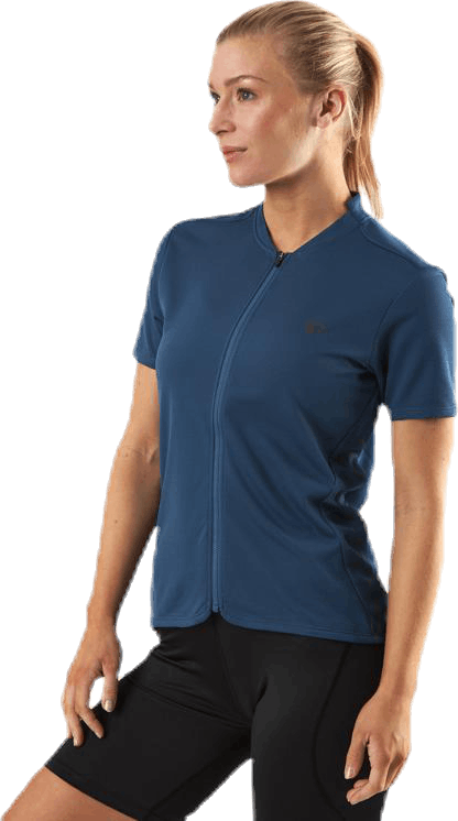 Quest SS W Blue, Female, Odevy, Tričko, Bicyklovanie, Modrá, L