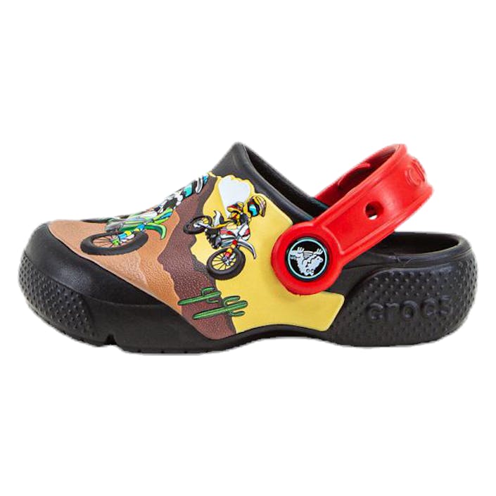 Fun Lab Motorsport Clog Kids Black, Unisex, Kengät, Sandaalit ja Tohvelit, Uima, Musta, EU 30/31