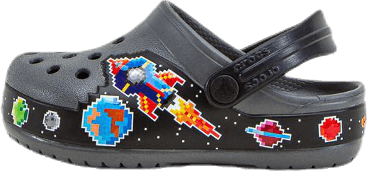 Fun Lab Galactic Clog Kids Grey, Unisex, Scarpe, Sandali e Pantofole, Nuoto, Grigio, EU 22/23